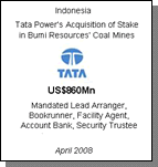 Tata Power's Acquisition of Stake in Bumi Resources' Coal Mines