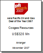 Asia Pacific Oil and Gas Deal of the Year 2007