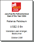 Asia Pacific Petrochemical Deal of the Year 2006