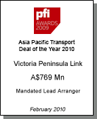 Asia Pacific Transport Deal of the Year 2010