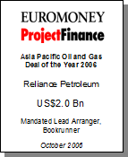 Asia Pacific Oil and Gas Deal of the Year 2006