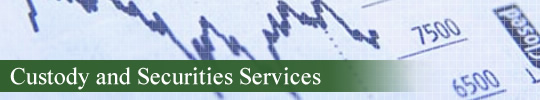 Custody and Securities Services