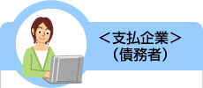 <支払企業>(債務者)
