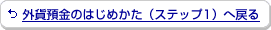�O�ݗa���̂͂��߂����i�X�e�b�v1�j�֖߂�