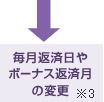 �����ԍϓ���{�[�i�X�ԍό��̕ύX