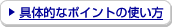��̓I�ȃ|�C���g�̎g����