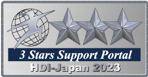 3 Stars Support Portal HDI-Japan 2021