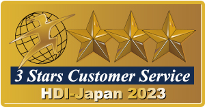 3 Stars Customer Service HDI-Japan 2021