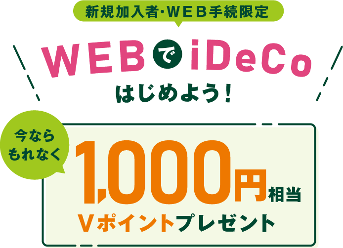 Smbcのidecoはwebで簡単申込 Webでの加入手続で1 000円相当がもらえるキャンペーン 三井住友銀行 Smbcのidecoはwebで簡単申込 Webでの加入手続で1 000円相当がもらえるキャンペーン 三井住友銀行