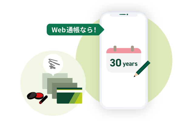 Web通帳なら!
