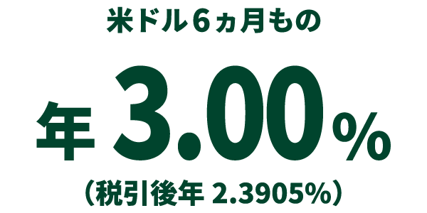 �ăh��6�������� �N3.00% �ň���N2.3905%