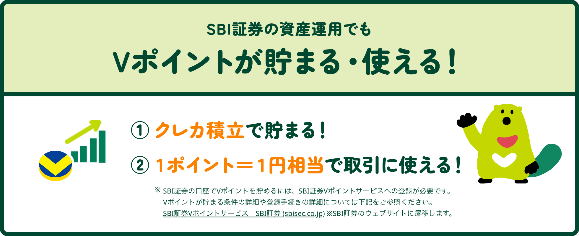 SBI�،��̎��Y�^�p�ł�V�|�C���g�����܂�E�g����I