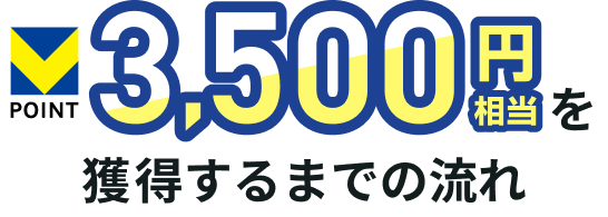 V�|�C���g 3,500�~�������l������܂ł̗���