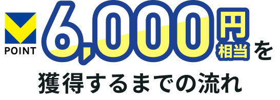 V�|�C���g 6,000�~�������l������܂ł̗���