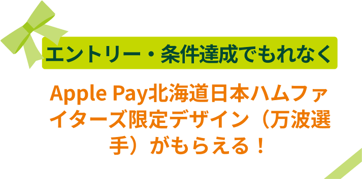 �G���g���[�E�����B���ł���Ȃ� Apple Pay�k�C�����{�n���t�@�C�^�[�Y����f�U�C���i���g�I��j�����炦��I