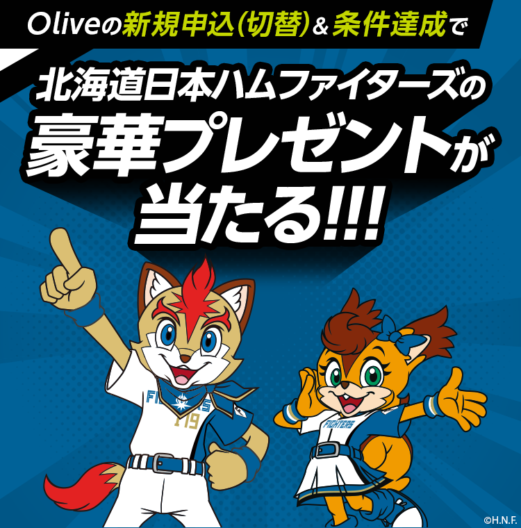 Olive�̐V�K�\���i�ؑցj�������B���Ŗk�C�����{�n���t�@�C�^�[�Y�̍��؃v���[���g��������!!!