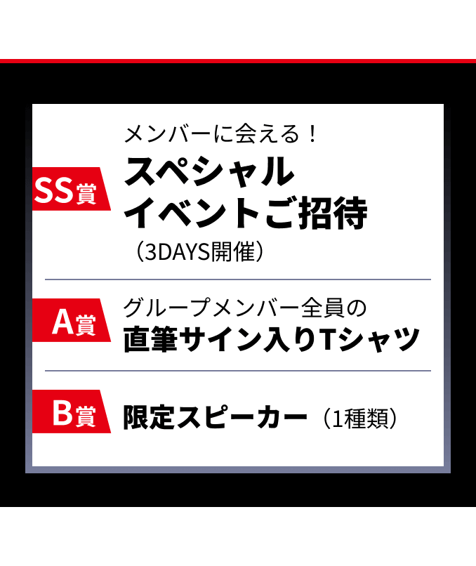 Olive�\���������B���� SS�܁F�����o�[�ɉ��I�X�y�V�����C�x���g�����ҁi3DAYS�J�Áj A�܁F�O���[�v�����o�[�S���̒��M�T�C������T�V���c B�܁F����X�s�[�J�[�i1��ށj�����I�œ�����I