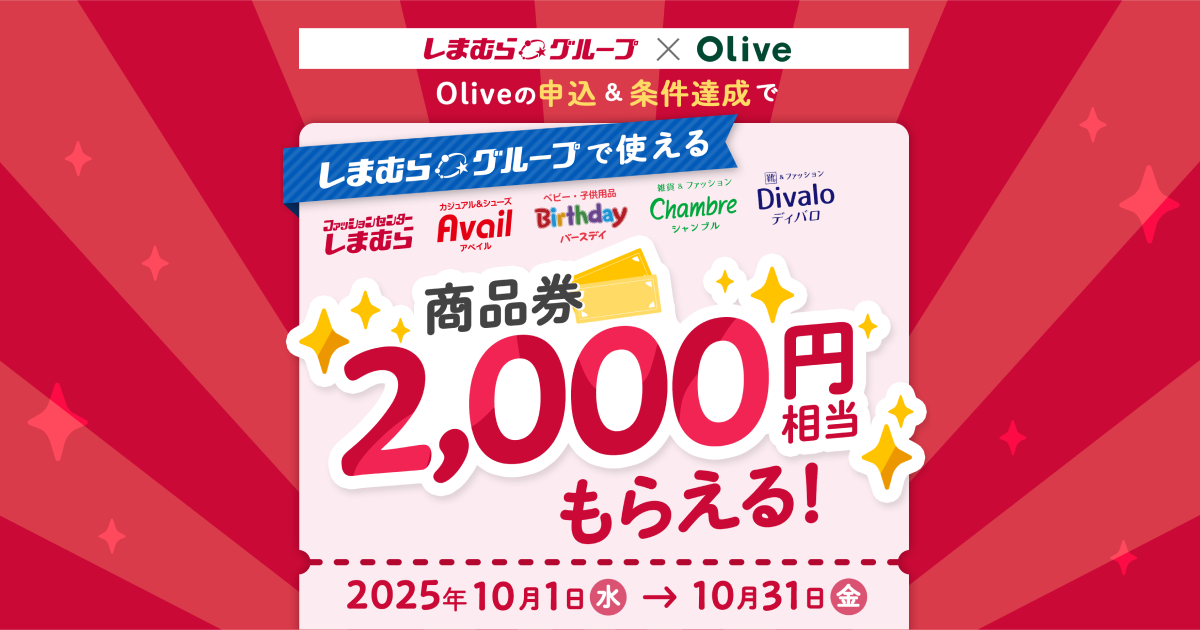 しまむらグループで使える商品券がもらえるキャンペーン：三井住友銀行
