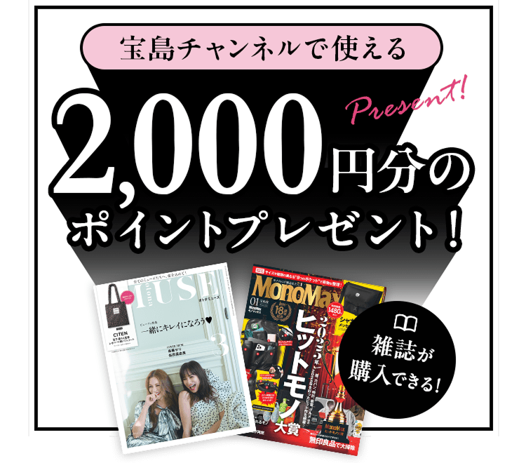 �󓇃`�����l���Ŏg����2,000�~���̃|�C���g�v���[���g�I�G�����w���ł���I