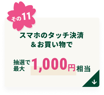 �X�}�z�̃^�b�`���ρ����������Œ��I�ōő�1,000�~����