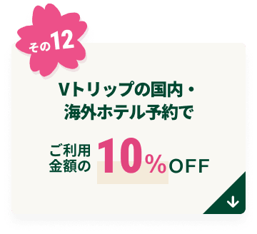 V�g���b�v�̍����E�C�O�z�e���\��ł����p���z��10%OFF