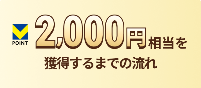 V�|�C���g2,000�~�������l������܂ł̗���