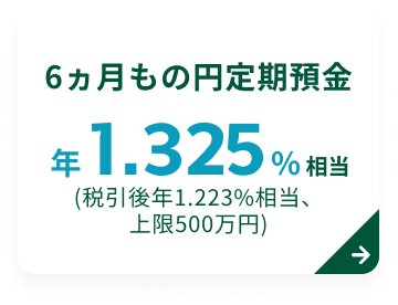 6�������̉~����a���N1.325%����(�ň���N1.223%�����A���500���~)
