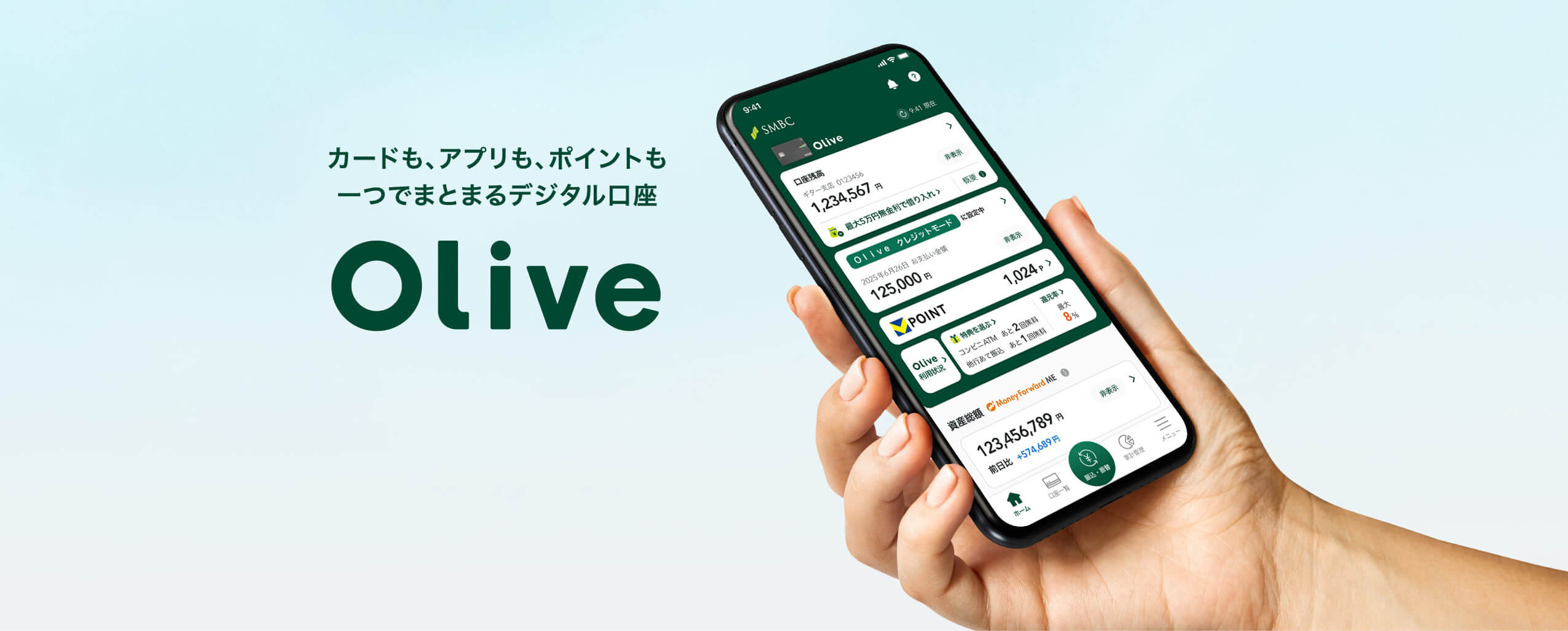 �J�[�h���A�A�v�����A�|�C���g����ł܂Ƃ܂�f�W�^������ Olive