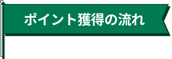 ポイント獲得の流れ