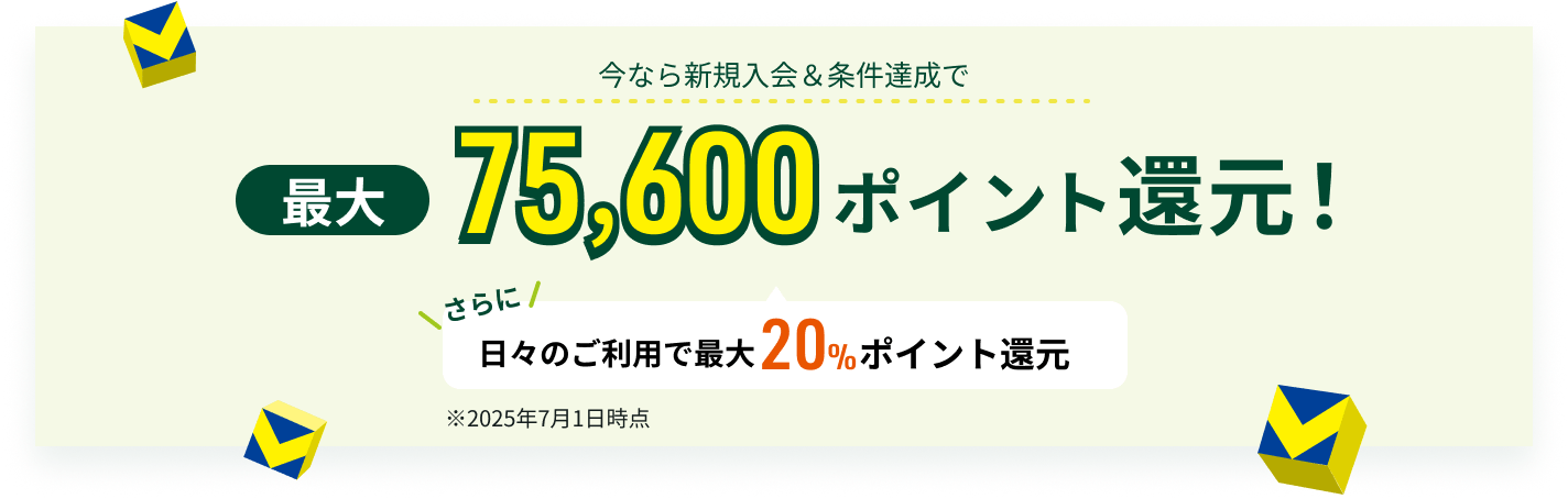 ȂVKBōő75,600|CgҌIɓX̂pōő20%|CgҌ2025N71_
