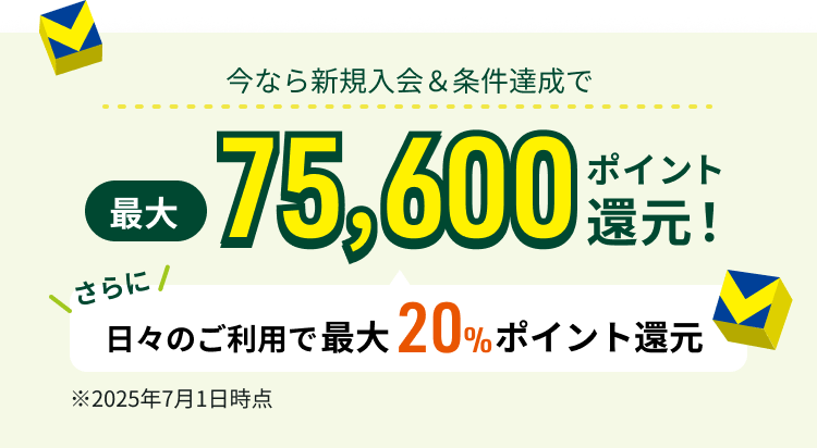 ȂVKBōő75,600|CgҌIɓX̂pōő20%|CgҌ2025N71_