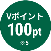 Vポイント100pt※5