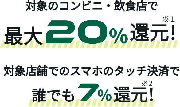 Ώۂ̃RrjEHXōő20ҌI1 ΏۓX܂ł̃X}z̃^b`ςŒNł7ҌI2