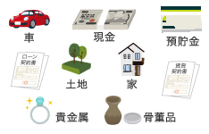 遺産の例