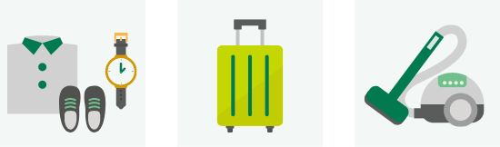 ファッション・旅行・家電のイメージ