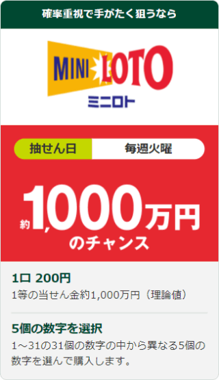 はじめての方へ ロト ナンバーズ 三井住友銀行