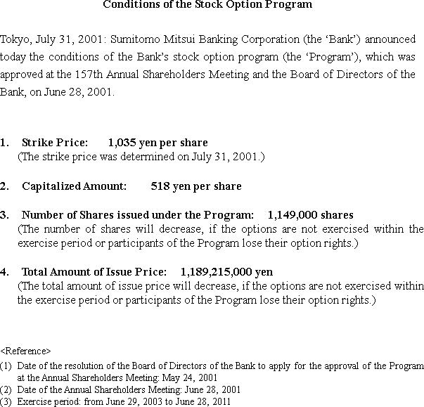 Conditions of the Stock Option Program(1/1)