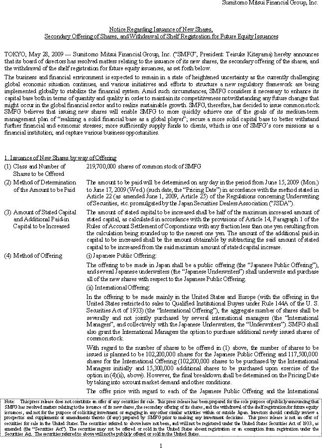 News Release Sumitomo Mitsui Banking Corporation